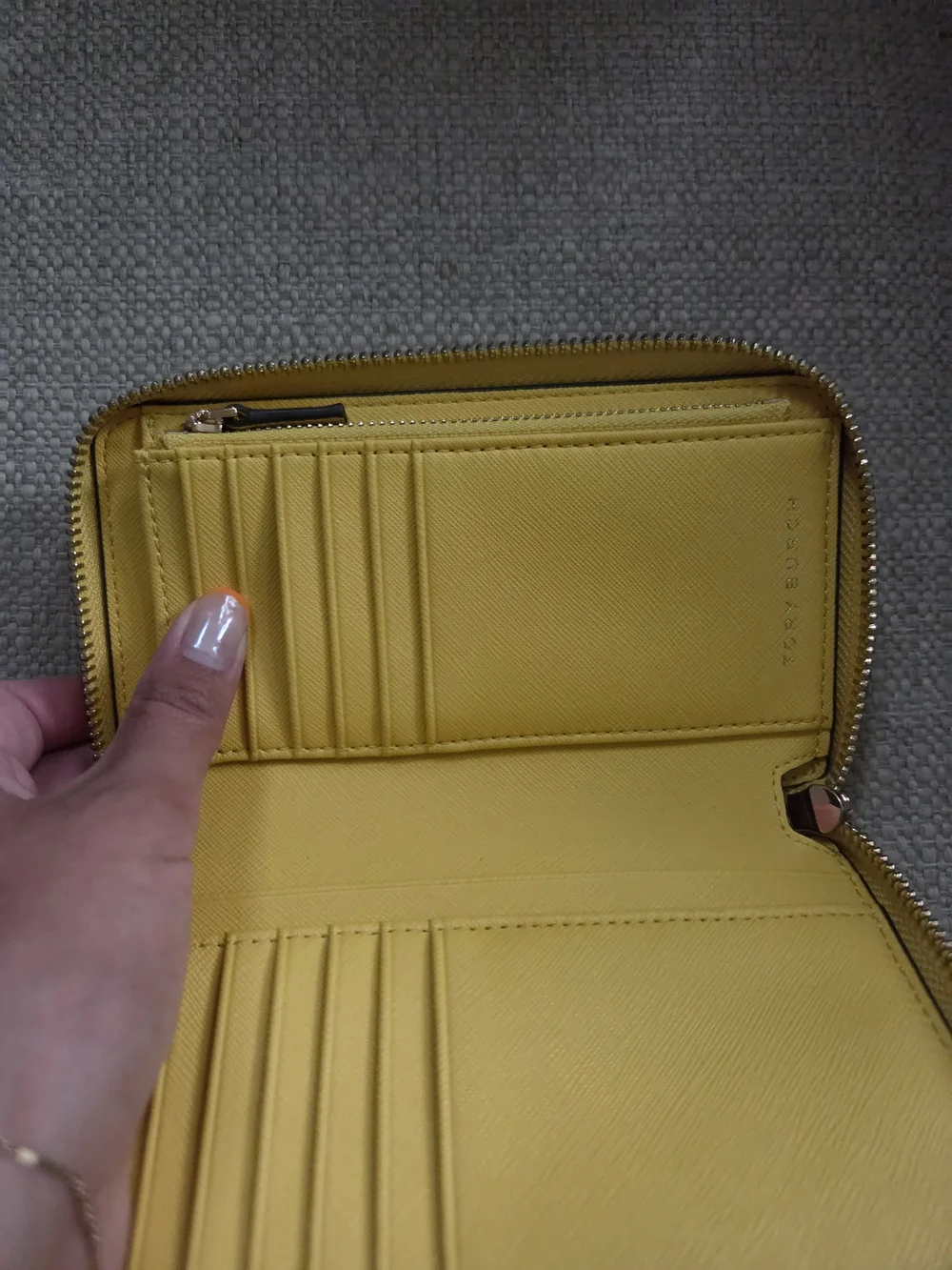 Tory Burch Sunrise Stripe Emerson Continental Wallet